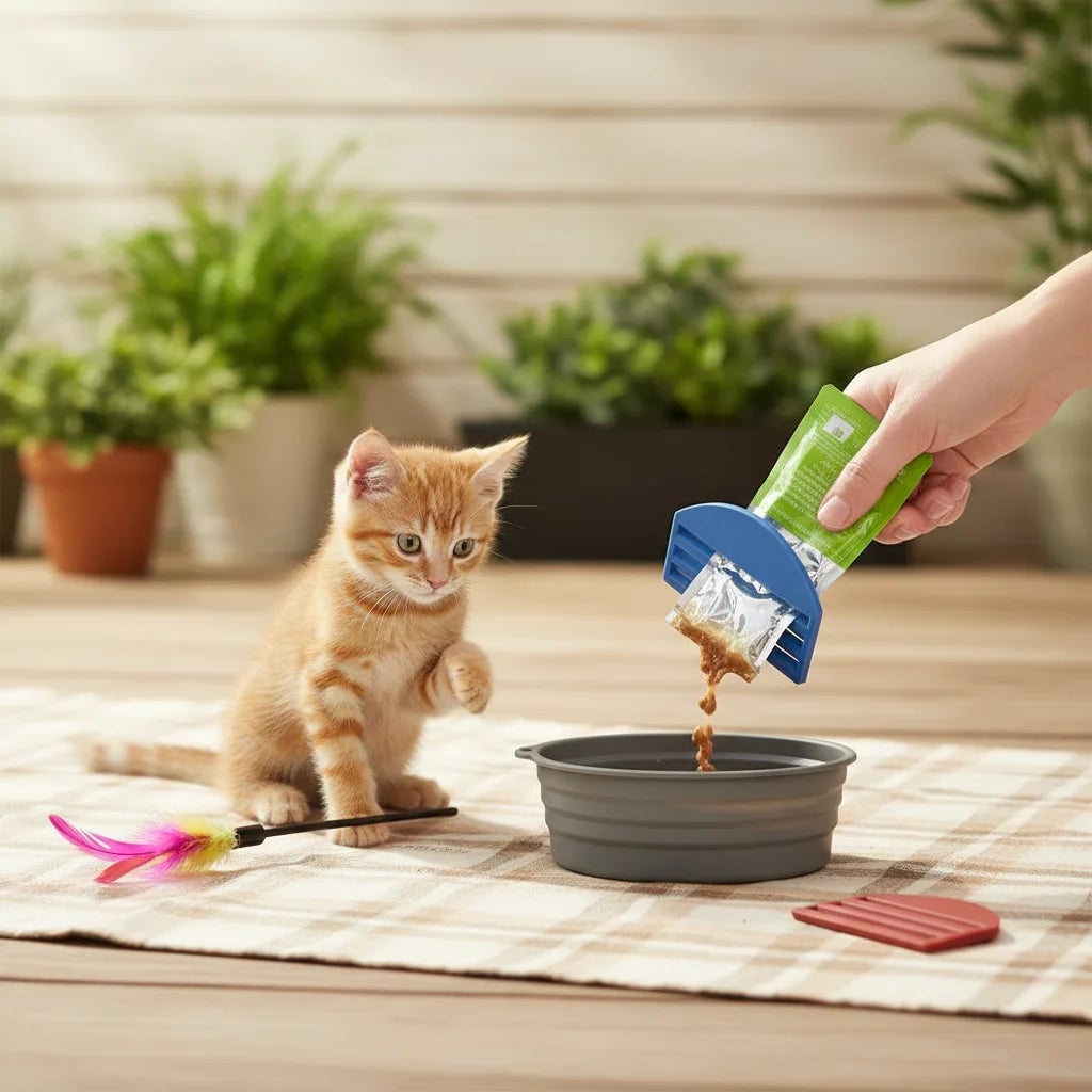 Cat Food Bag Sealer Clip - Reusable Fresh-Keeping Clamp Pet Dry Food