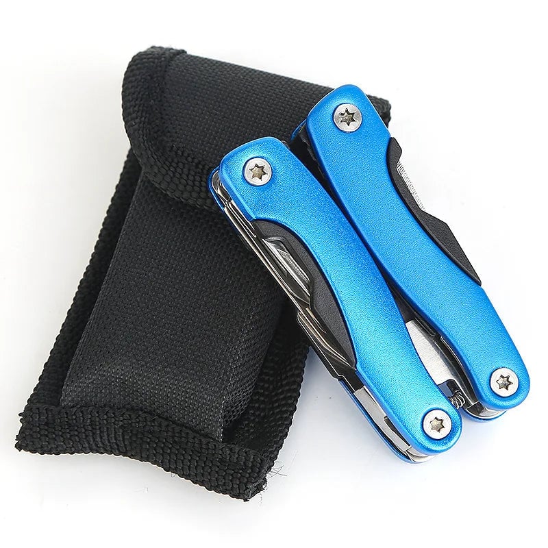 Stainless Steel 9-in-1 Multi Tool Plier for Camping & Survival