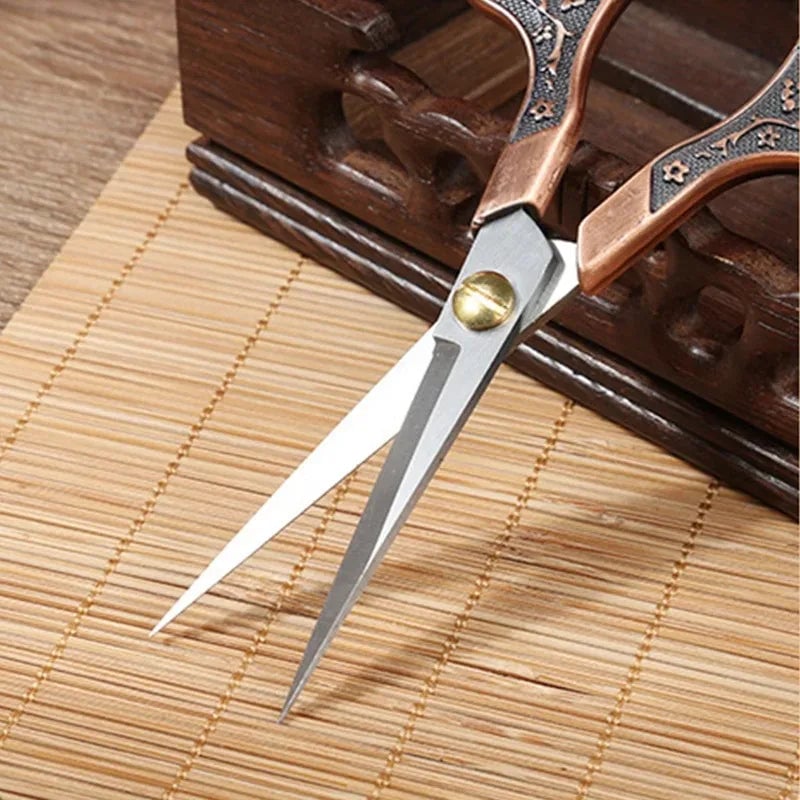 Stainless Steel Retro Embroidery Scissors Professional Tailor Shears