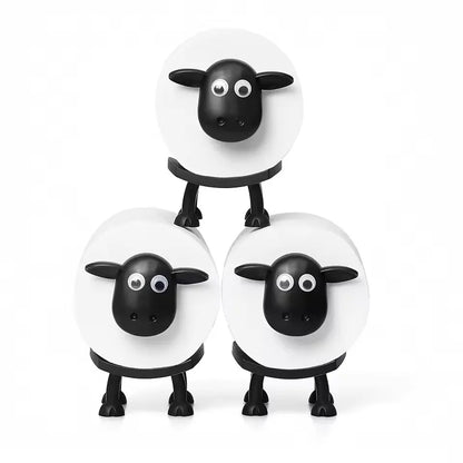 Adorable Sheep-Shaped Toilet Paper Holder - Durable Plastic Home Decor Holiday Party Essentials Toilet Paper Holder