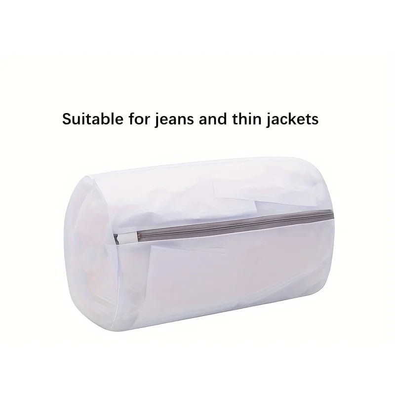 Durable Mesh Shoe Washing Bag - Zipper Laundry Bag for Sneakers