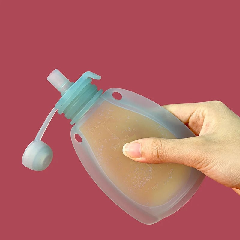 BPA Free Reusable Baby Food Pouches - Squeeze Storage Containers