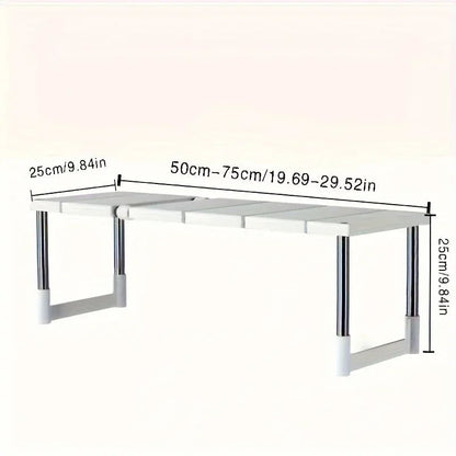 Adjustable Multi-Layer Under Sink Storage Rack - Expandable Cabinet