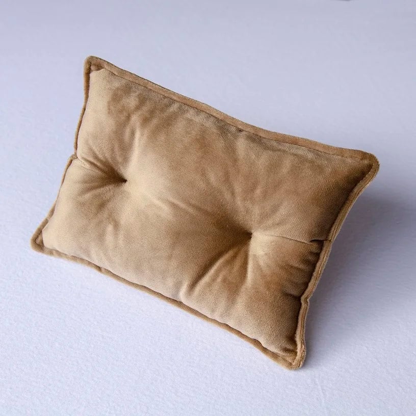 Velvet Newborn Photography Posing Cushion - Mini Baby Pillow Prop