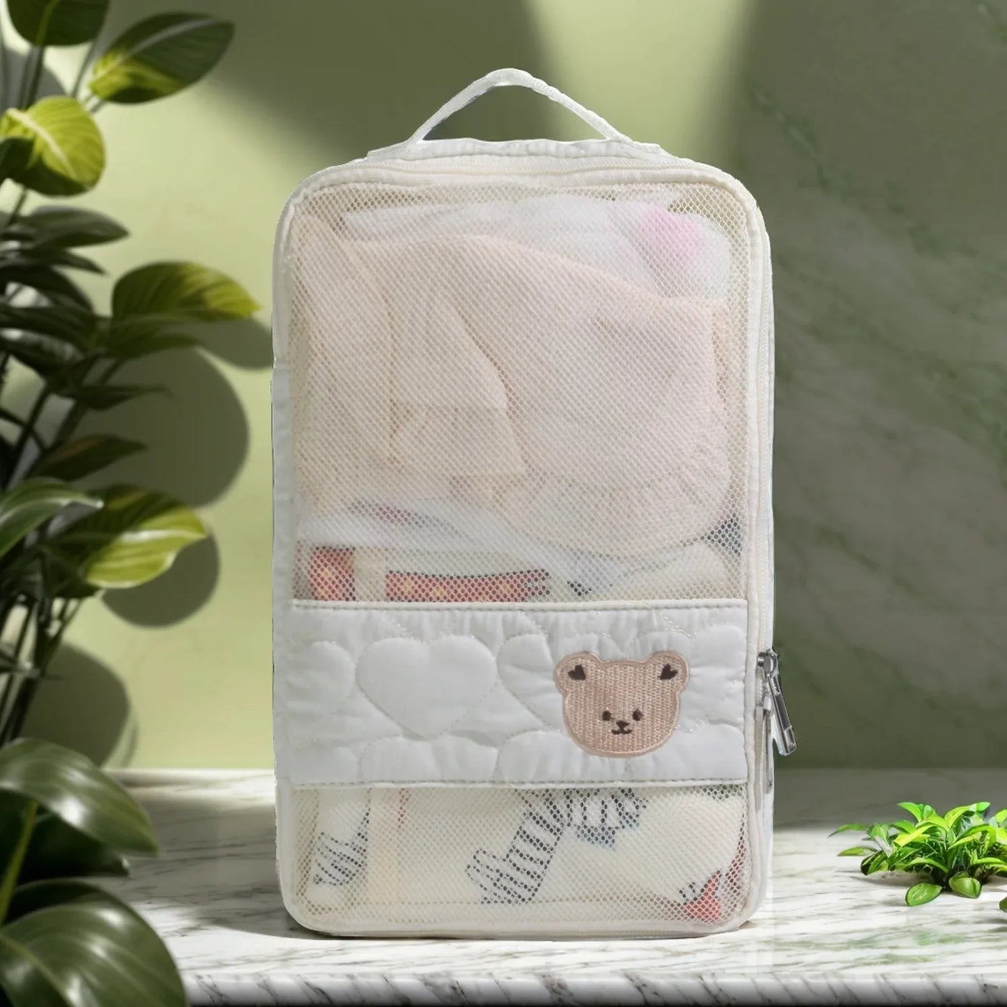 Waterproof Travel Diaper Bag - Portable Baby Clothes & Toiletries