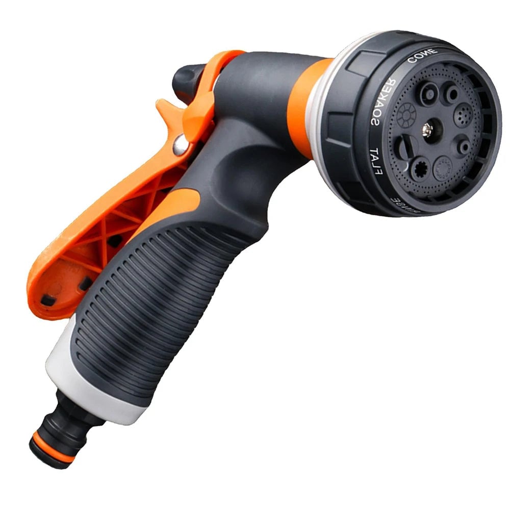 High Pressure Garden Sprayer Nozzle 8 Mode Watering Gun Plant Lawn