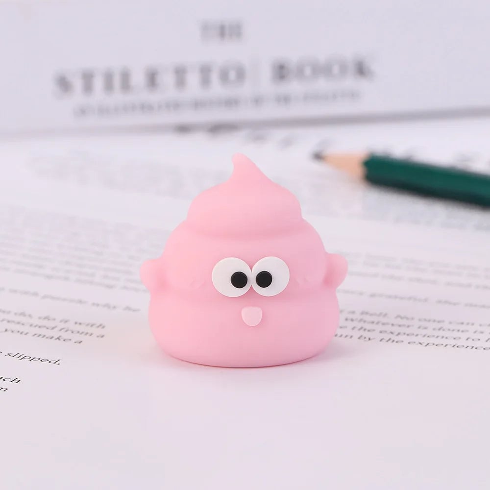 Mini Poop Emoji Pencil Sharpener - Cute Desktop School Supplies