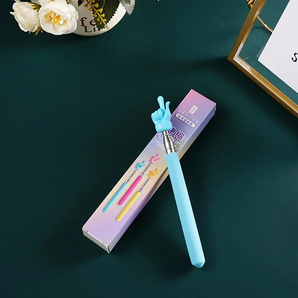 Retractable Finger Pointer Stick – Stainless Steel Telescopic Teaching Pointer