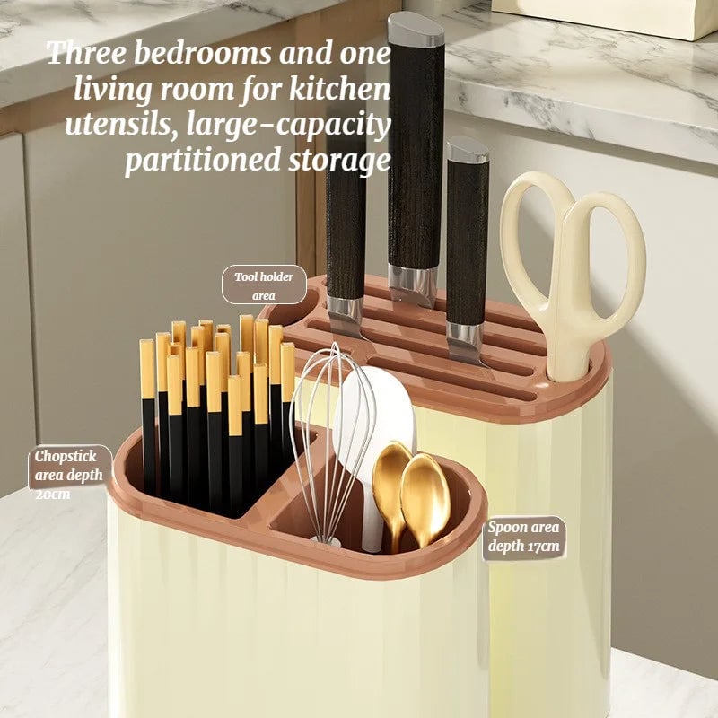 Multi-Function Kitchen Organizer - Knife Holder, Cutting Board Rack