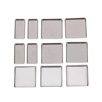 Magnetic Aluminum Watercolor Travel Palette Box with Pans - Portable