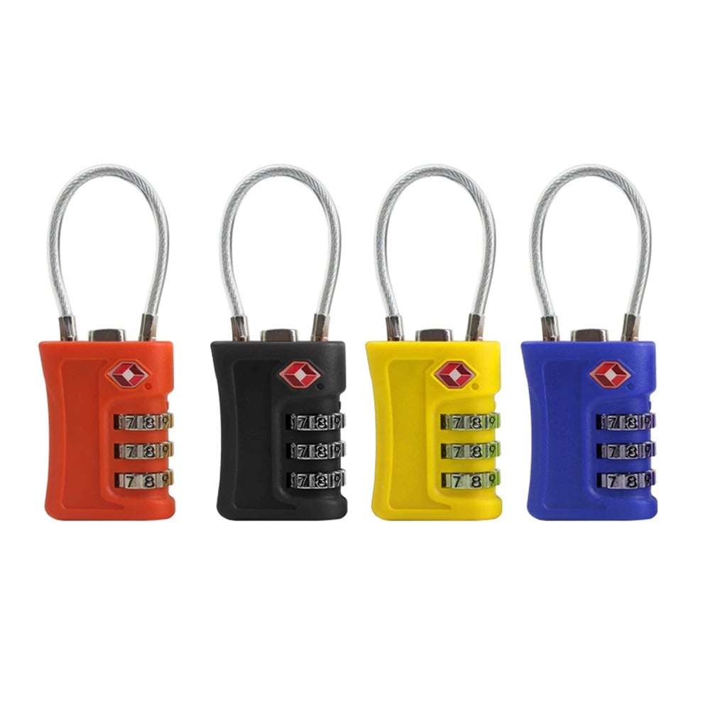TSA 3-Digit Travel Lock - Zinc Alloy Luggage Security Lock