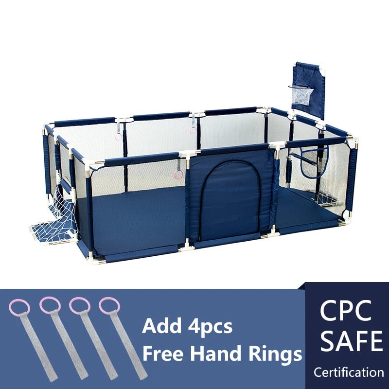 Large Indoor Baby Playpen Safety Barrier Fence Corralito Groundbox
