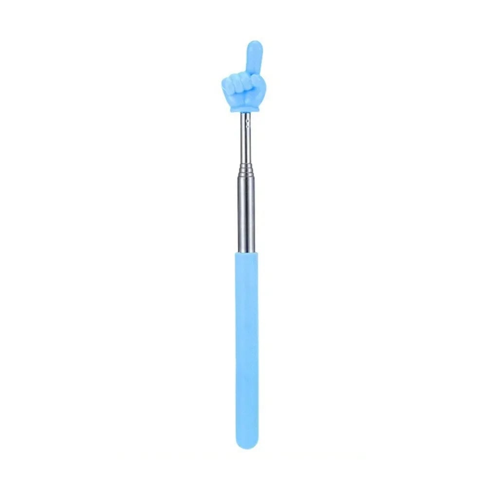 Telescopic Stainless Steel Teaching Pointer Rod - Finger Design Stick