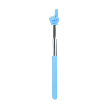 Telescopic Stainless Steel Teaching Pointer Rod - Finger Design Stick