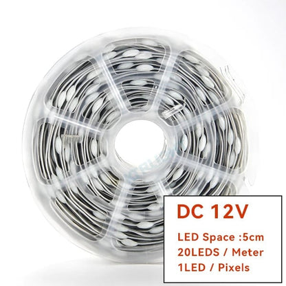 WS2811 RGBIC LED Strip 12V/5V Addressable Christmas Fairy Lights