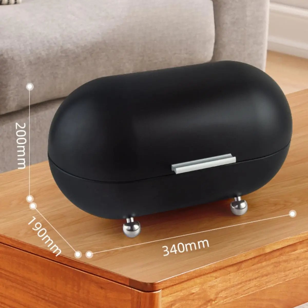 Farmhouse Bread Storage Container - Countertop Food Box for Bakery
