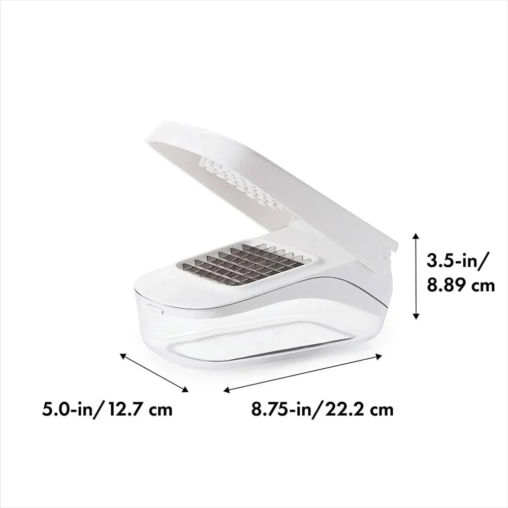 Stainless Steel Vegetable Chopper Dicer with Storage Container