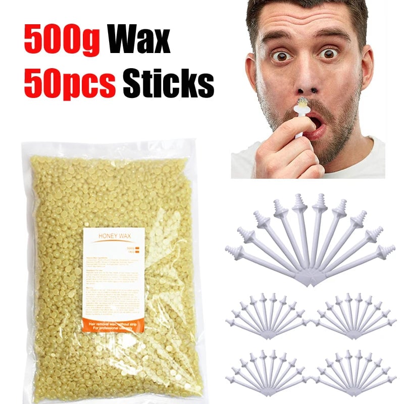 Portable Nose Wax Kit 50g-1005g Hair Removal Men Women Beauty