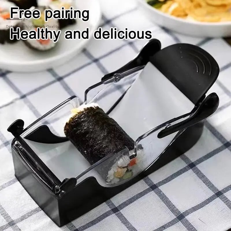 Sushi Making Kit - Japanese Rice Roll Mold with Seaweed Wrapper Tool