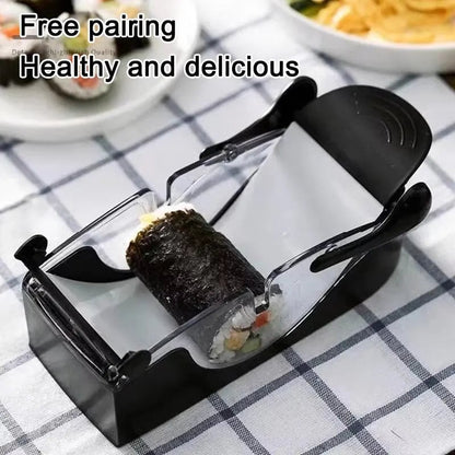 Sushi Making Kit - Japanese Rice Roll Mold with Seaweed Wrapper Tool