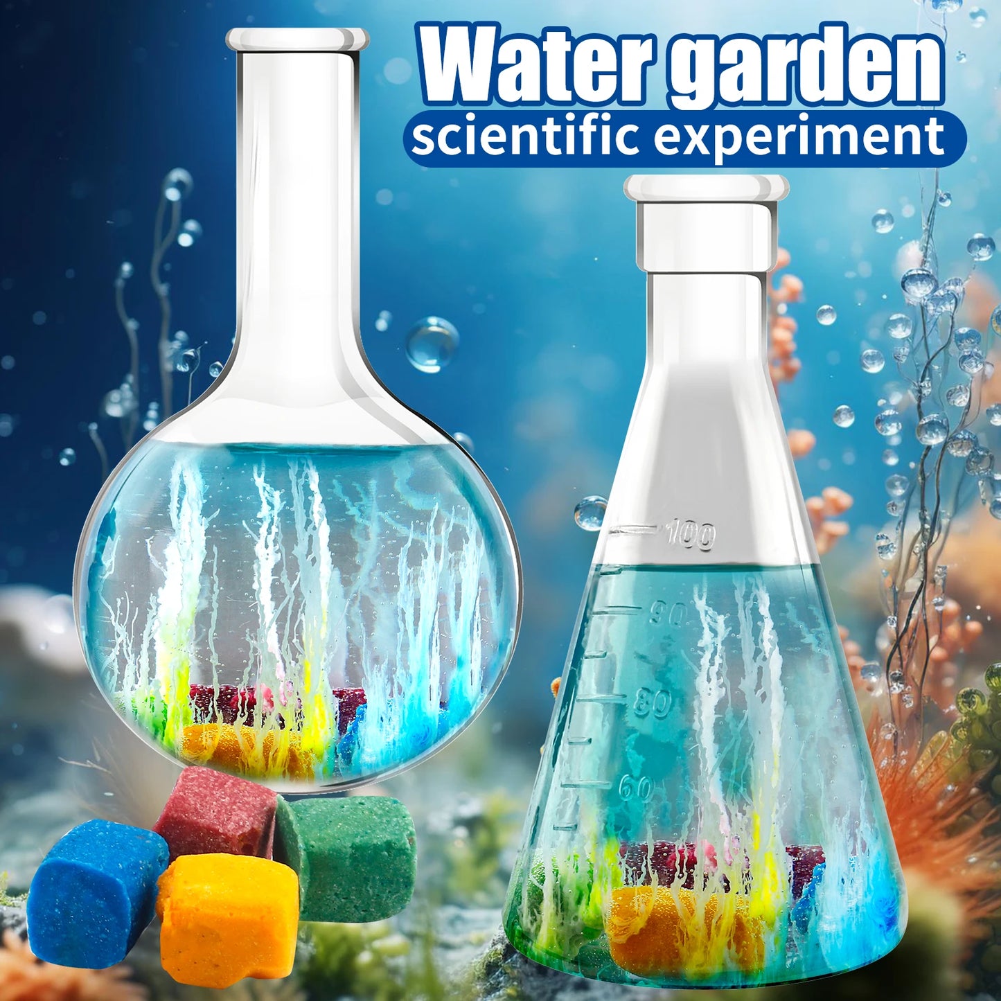 DIY Water Magic Mini Growth Stones Science Learning Educational Toys
