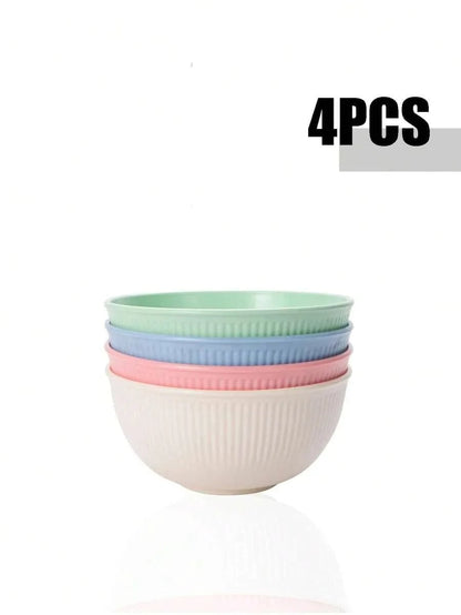 Plastic Bowl Set 4/11pcs - Microwave Dishwasher Safe Camping Kitchen