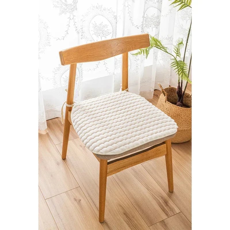 Square Cotton Chair Cushion - Winter-Thicker Non-Slip Pad