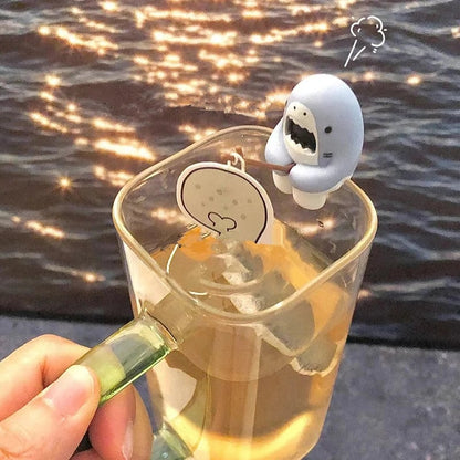 Reusable Silicone Shark Tea Infuser - Herbal Loose Leaf Strainer