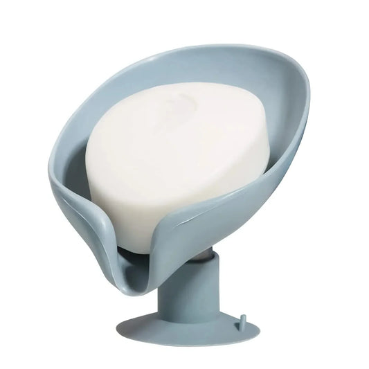 Self-Draining Leaf Shape Soap Holder - Extends Bar Soap Life
