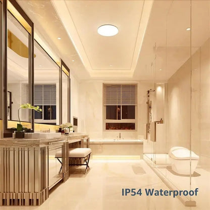18W 30W 40W Waterproof LED Ceiling Light Round Bathroom Kitchen
