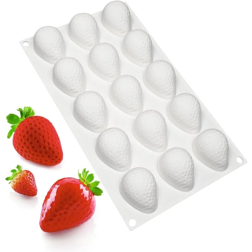 Silicone Mousse Cake Mold - Multi-Fruit Design Baking Tool