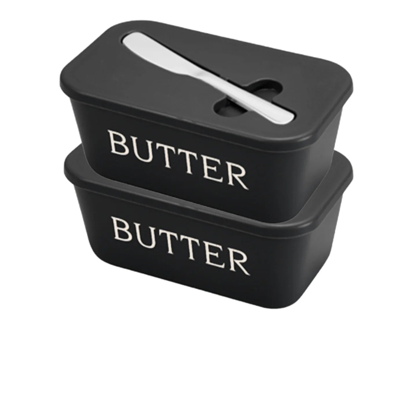 Sealed Butter Storage Container with Cutting Knife - Airtight Cheese