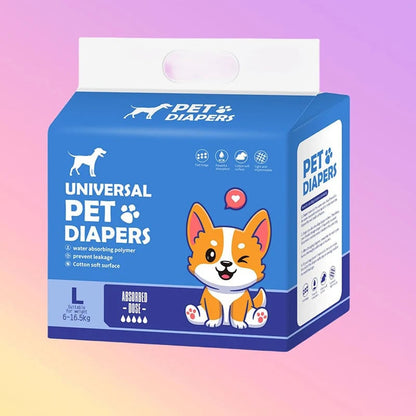 Disposable Pet Diapers 10/12PCs Breathable Absorbent for Dogs