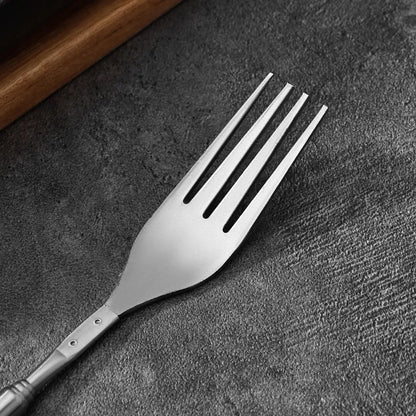 Extendable Non-Slip Fork - Portable Retractable Tableware