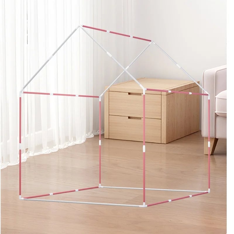 Folding Castle Play Tent - Indoor Playhouse for Kids Boys Girls