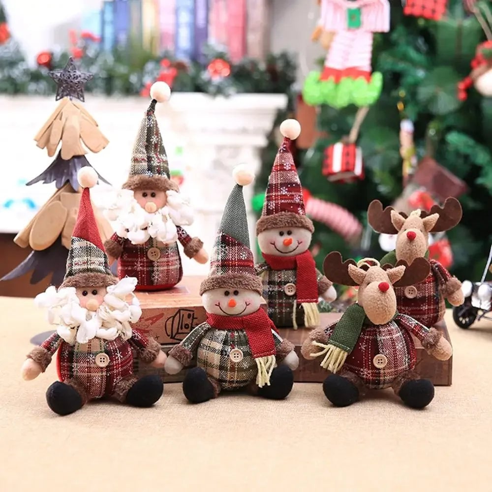 Christmas Santa Doll Table Decoration - Premium Holiday Ornament 2024