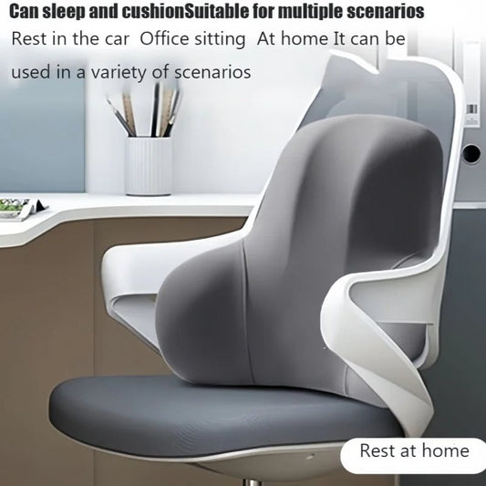 Memory Foam Lumbar Support Cushion Car Office Gaming Chair Back Pillow