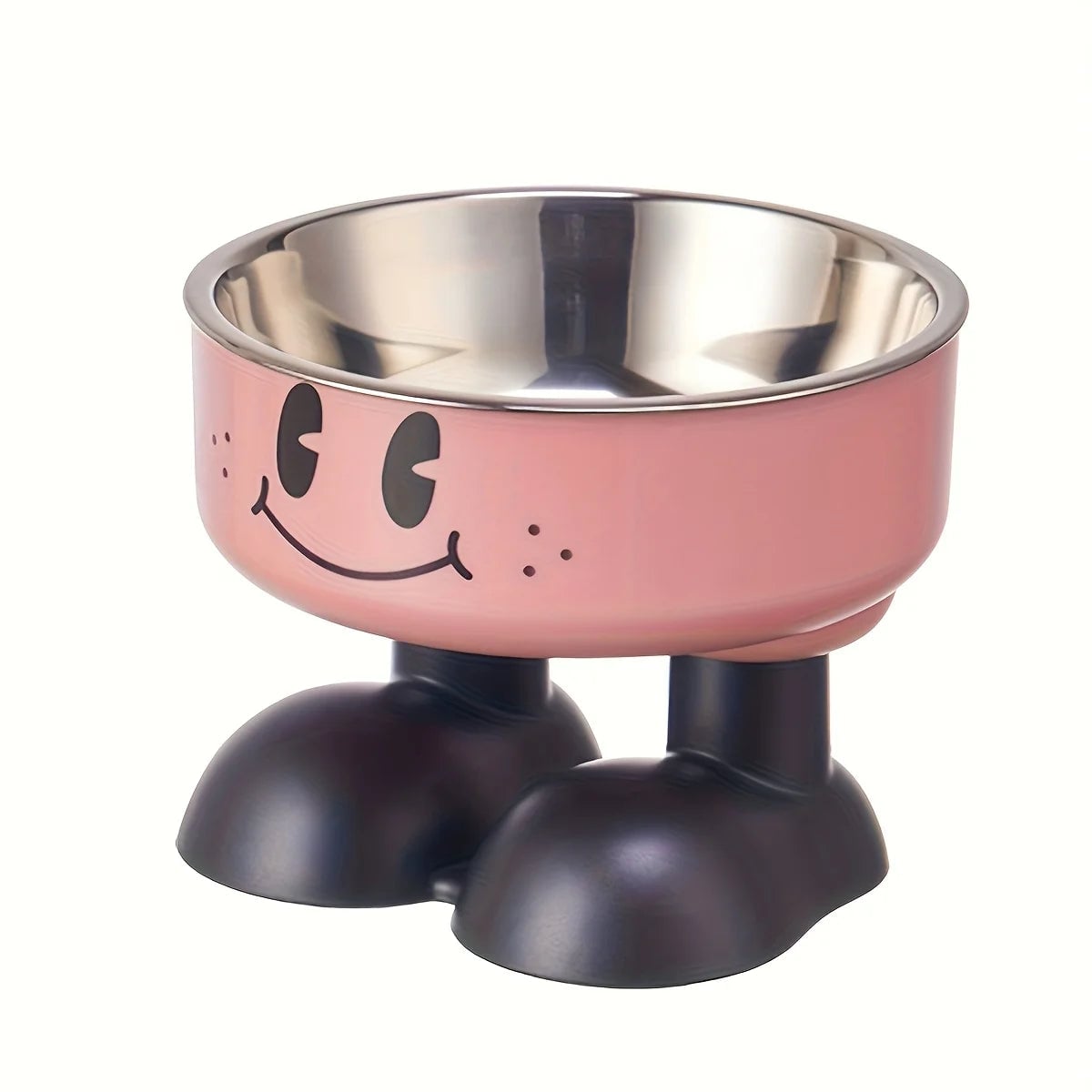 Stainless Steel Elevated Dog Cat Bowl - Raised No Spill Pet Feeder