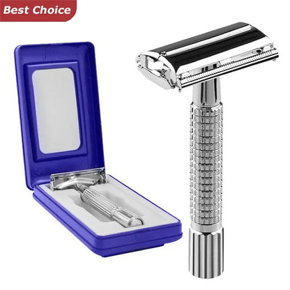 Double Edge Safety Razor Set - Classic Barber Shaving Kit