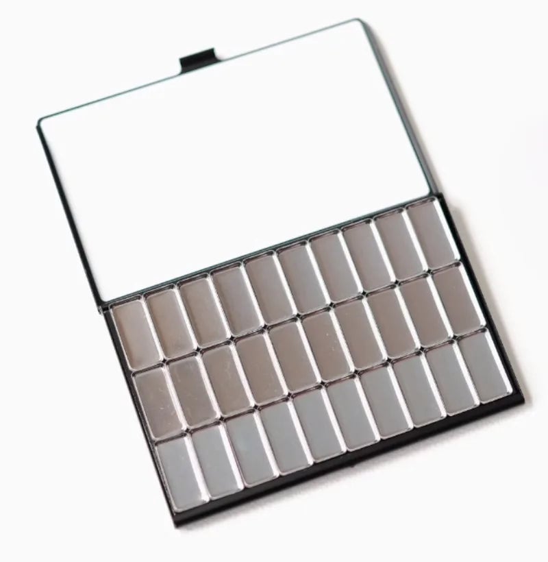 TN Travel Watercolor Box Magnetic Grid Palette Portable Acuarela Set