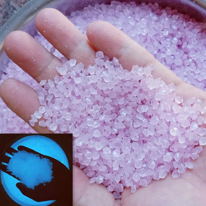 Glow In Dark Pebbles 1000pcs 3-5mm Luminous Garden Aquarium Decor