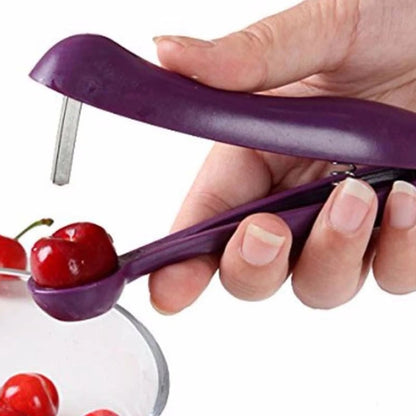 Cherry Pit Remover Tool - Stainless Steel Olive Seed Kitchen Gadget