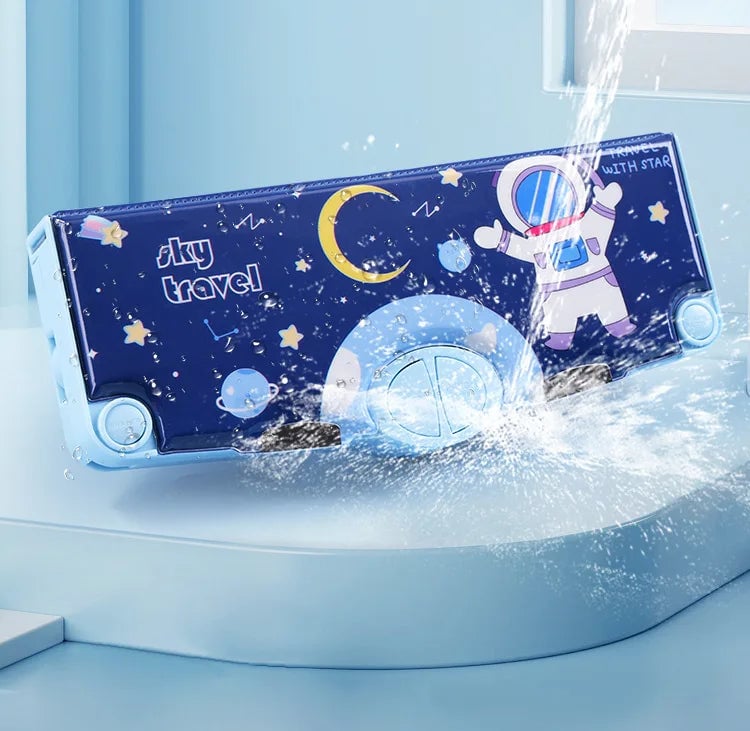 Astronaut Pencil Case 6-Piece Set Large Capacity Multifunctional