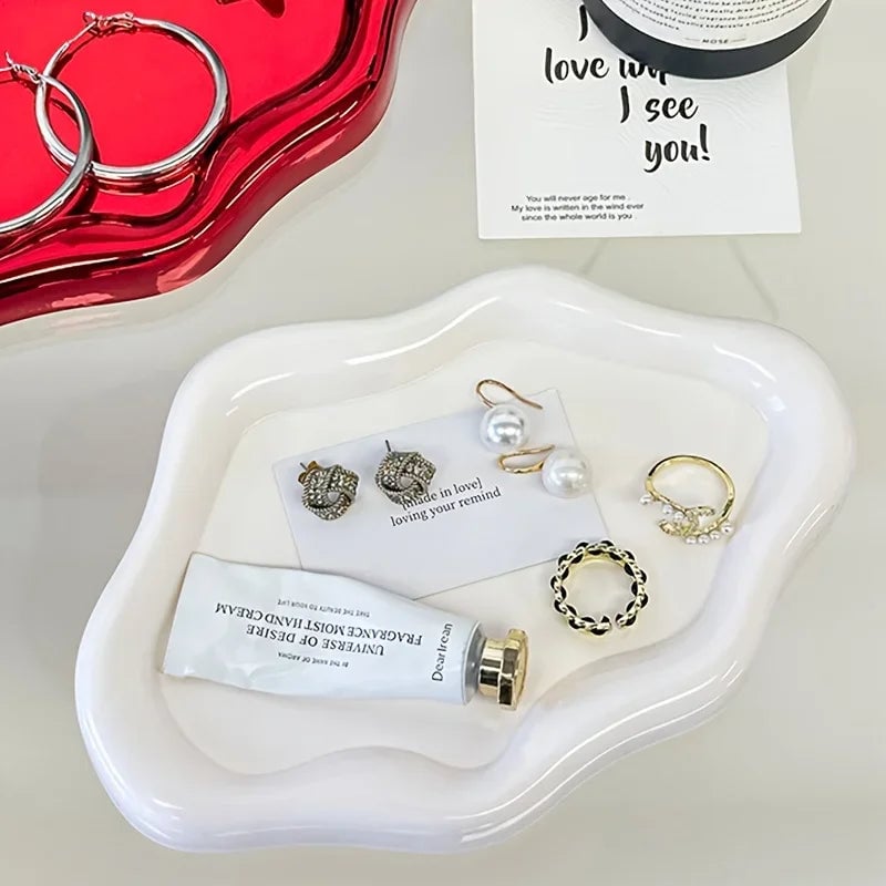 Plastic Display Tray - Photo Props Jewelry Storage Organizer Plate