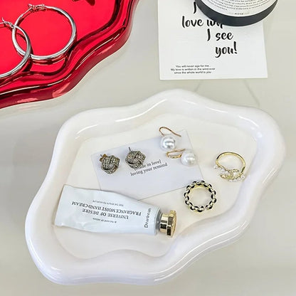 Plastic Display Tray - Photo Props Jewelry Storage Organizer Plate