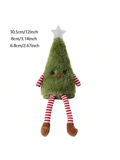 Cute Plush Christmas Tree Doll - Soft Holiday Home Party Decoration