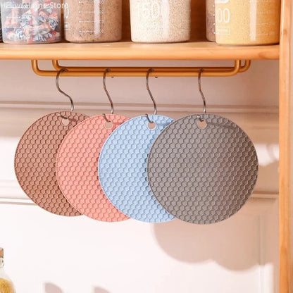 Heat Resistant Silicone Table Mat Anti-Slip Kitchen Coaster