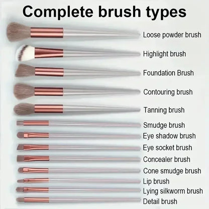 Professional Makeup Brush Set - Soft Kabuki Foundation Eyeshadow
