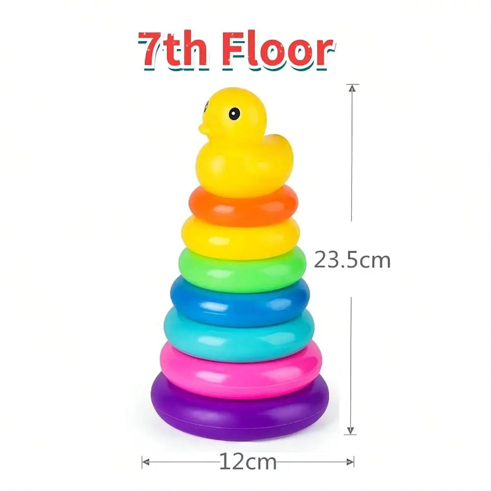 Montessori Rolling Ball Tower - Educational Stacking Track Toy 1-3 Years