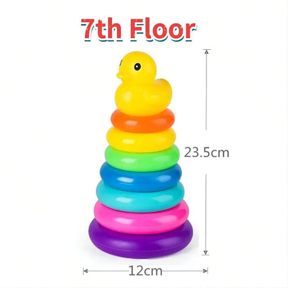 Montessori Rolling Ball Tower - Educational Stacking Track Toy 1-3 Years